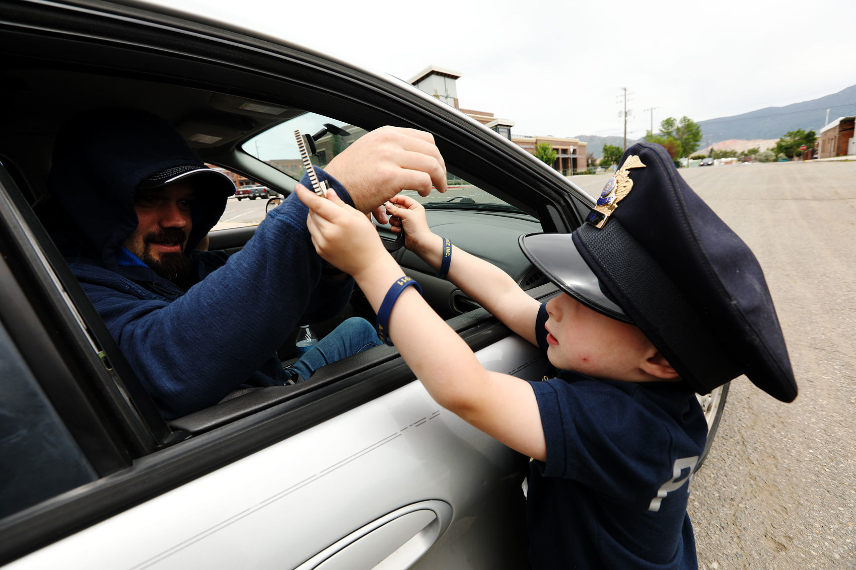 Butte police make four-year-old's day